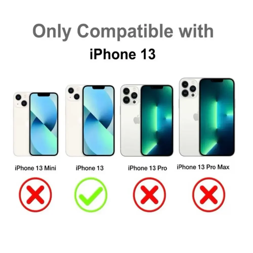 iPhone 13 Magnetic Case [MagSafe Compatible] Full Camera Lens Protector Gold Edg